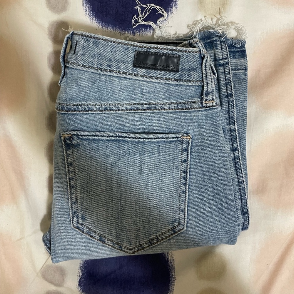 Abercrombie Cropped Flare Jeans